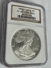 1990-S American Silver Eagle Proof NGC PF69 UCAM #064 Old fatty holder