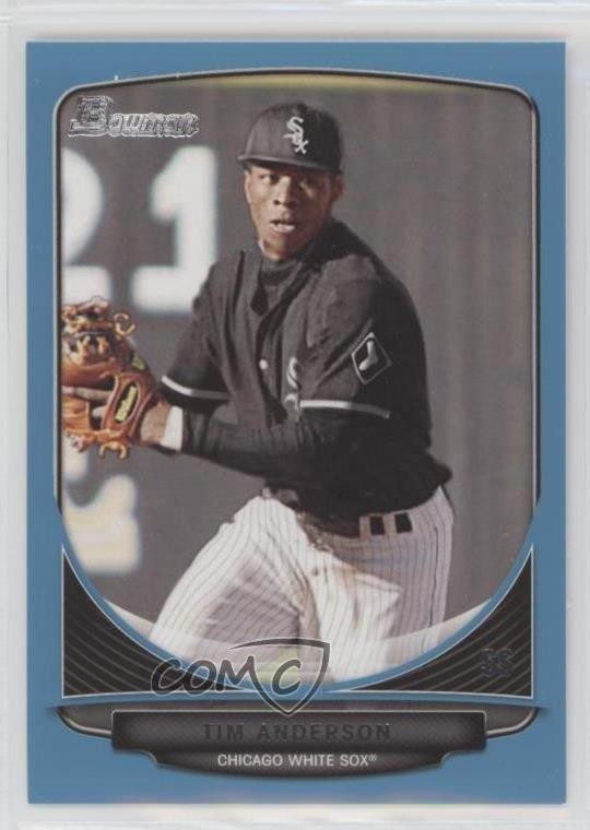 2013 Bowman Draft Draft Picks Blue 95/500 Tim Anderson #BDPP13 0xc3
