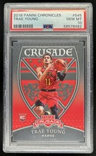 2018-19 Chronicles Trae Young RC Rookie Crusade #545 Hawks PSA 10 GEM MINT