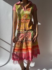 Derhy Half Moon Bay Sea Side Sailing Skirt S Anthropologie Farm Rio Style