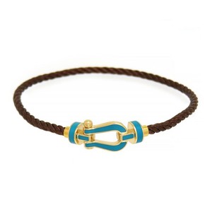 FRED 青ロープブレスレット 金色 FRED 青ロープブレスレット 金色