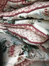 Robert Allen Chintz Plimpton Terrace Custom Made  Comforter ~ Twin ~ England
