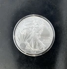 2010 - 1 Oz Silver Eagle One Dollar Coin Uncirculated in Capsule