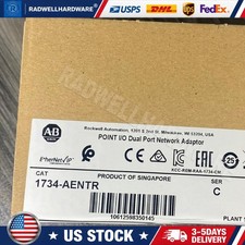 New Factory Sealed AB 1734-AENTR Point I/O Dual Port Adaptor Module 1734AENTR