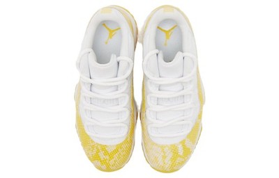 Size 11.5 - Air Jordan 11 Low Yellow Snakeskin W for sale online