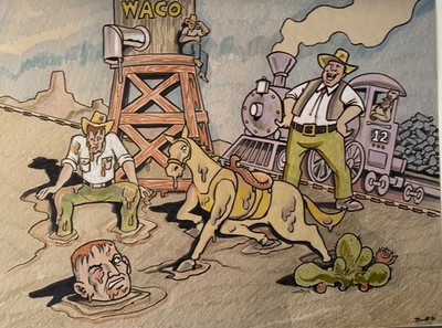 MUDSVILLE  ** MIKE BENNETT'S  ORIGINAL  ART   (2026) 4/12/26 TAN