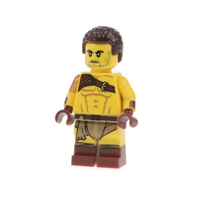 1x Lego Minifiguren Serie 17 Römischer Gladiator Haare 71018 col17-8 col293