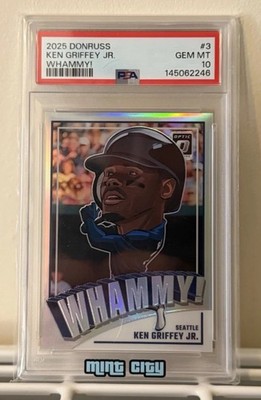 Ken Griffey Jr. Whammy SSP Case Hit for Seattle PSA GEM 10 Low Pop