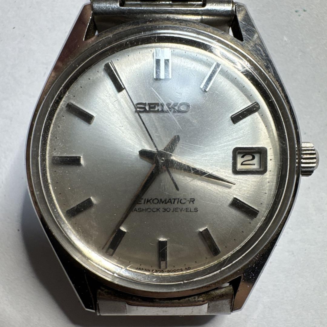 Seiko SEIKOMATIC-R DIASHOCK 30 Jewels Automatic Silver Men's Watch