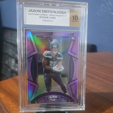 *JAXON SMITH-NJIGBA* 2023 Panini Certified MIRROR Purple Rookie #3/10 CGS 10!!
