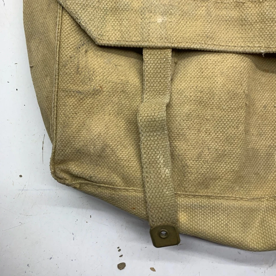 Original British Army 37 Pattern Webbing Small Pack - Image 2 of 4