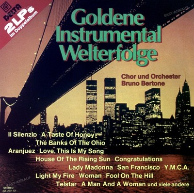 Chor Und Orchester Bruno Bertone - Goldene Instrumental Welterfolge 2LP '*