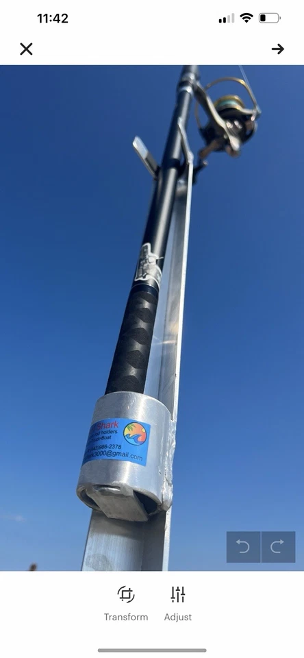 Soporte de caña de pescar para playa de surf / espiga de arena Foto 2 de 4