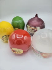 Lot Of 5  Veggie Savers 4 Hutzler 1 Modern Onion Lemon Lime Tomato FREE SHIPPING