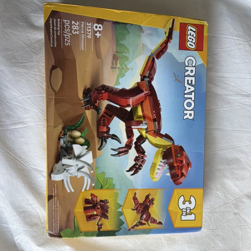 LEGO Mighty Dinosaurs 31379 Creator 3 in 1 Complete Set 283 Pieces Boxed