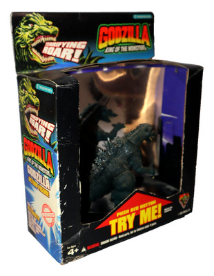 GODZILLA 1994 TRENDMASTERS 5'' ACTION FIGURE VTG RARE IN BOX NEW W/ TRADING CARD
