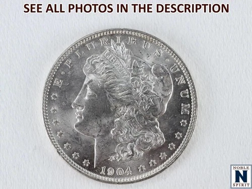 NobleSpirit GEM BU 1904 O Morgan Silver Dollar Beautiful Sheen / Luster