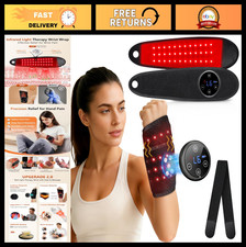 Red Light Therapy Wrap with Heat  Massage for Hands, Wrist, Knee, Ankle Pain Re