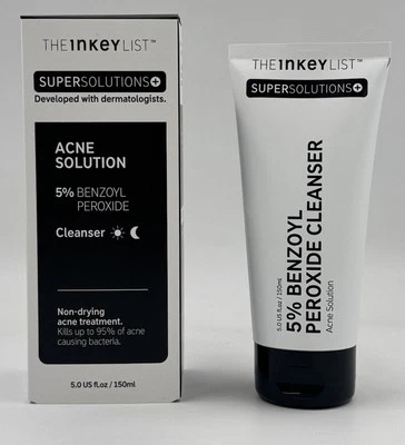 THR INKEY LIST The Inkey List Acne Solution 5% Benzoyl Peroxide Cleanser 150ml