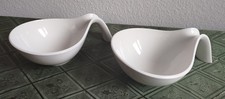 2 x Villeroy & Boch Flow Bol mi Griff Schale ca. 24 cm weiss