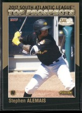 Stephen Alemais 2017 SALLY South Atlantic League Top Prospect Set