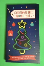 Fizz Creations CHRISTMAS 🎄 TREE NEON LED WALL ART W/H USB CORD 16” X 9” NIB