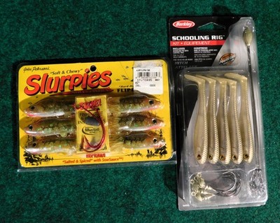 Northland John Peterson's Soft & Chewy Slurpies PLUS Berkley Schooling Rig