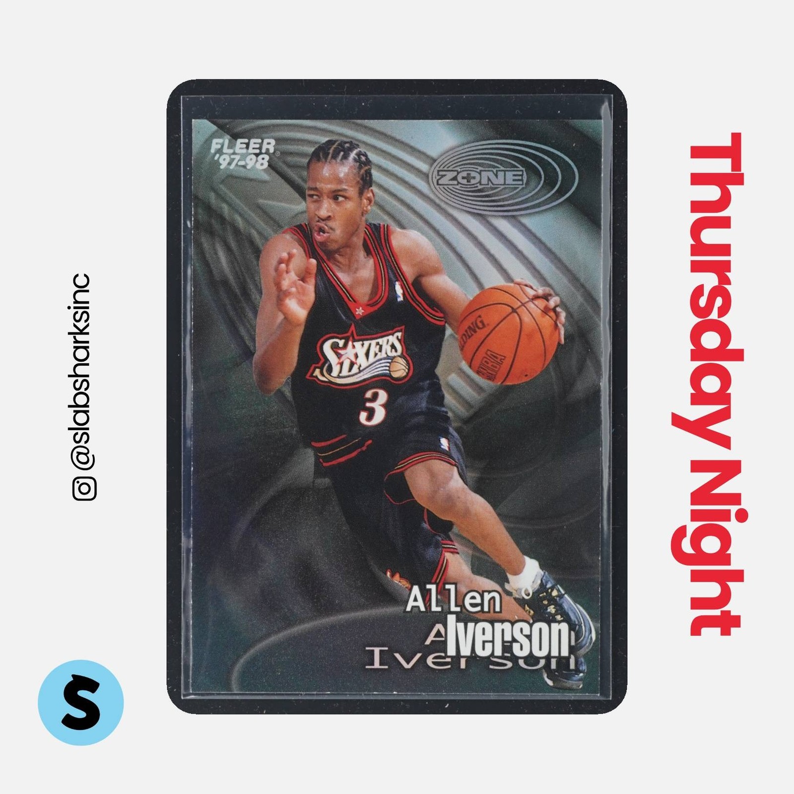 Allen Iverson 1997 Fleer #9 Zone Price Guide - Sports Card Investor