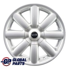 Mini Cooper R50 R55 R56 R57 Silver Wheel Alloy Rim 17" 7J Crown Spoke 104