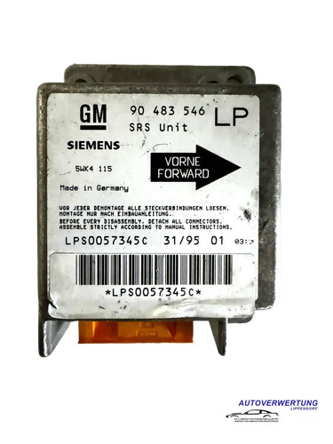 Original Airbag Steuergerät Airbagmodul für Opel Tigra A / 90483546 LP