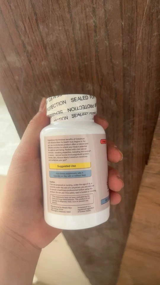 Mother Natures Bovine Colostrum Capsules for Gut Health, Immune Support 90ct - Image 4 of 4