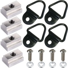 4 Kits Bed Rail Accessories Fit For Toyota Tacoma Bed Cleats Tie Down Anchors...