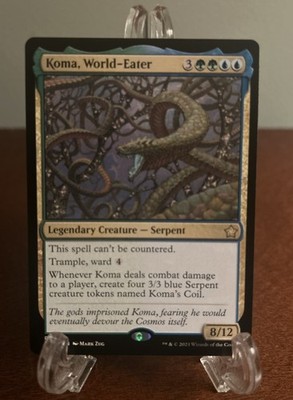 MTG Koma, World-Eater Foundations Regular - NM #121 FDN Magic The Gathering