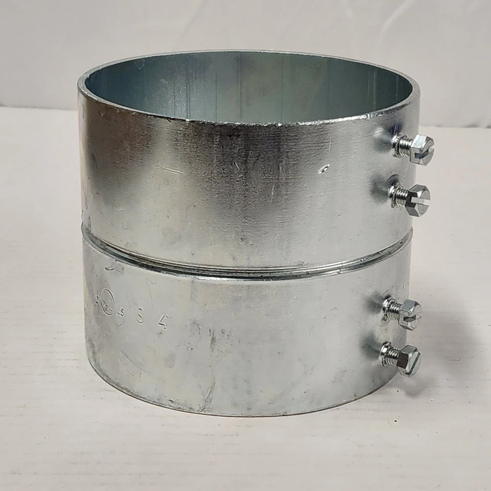 Juego de acoplamiento de tornillo Emerson de 4 pulgadas de acero para conducto EMT/rígido/IMC ubicación seca Foto 3 de 4