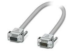 2299990 cable D-sub 9pin female, D-sub 9pin male PVC L: 1m gray PHOENIX CONTAC
