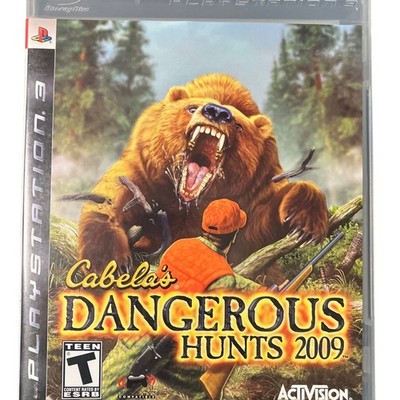 Cabela's Dangerous Hunts 2009 (Sony PlayStation 3 PS3, 2008)With Manual Preowned