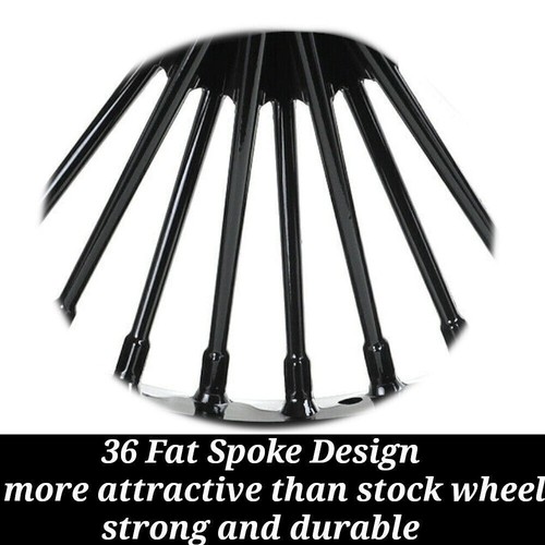 16" 16x3.5 Fat Spoke Wheels Rim for Harley Sportster X48 XL1200X Forty Eight X48 - Picture 6 of 12