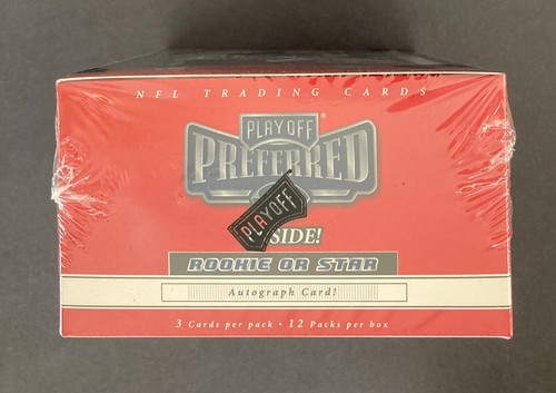Playoff Preferred Football 2001 caja de pasatiempos sellada de fábrica - Autos/Drew Brees radiocontrol - Imagen 4 de 6