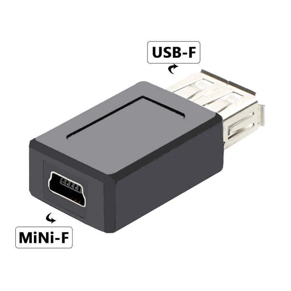 A Male to Micro USB Female Connector Converter Adapter Cable Lead 0.25m USB 2.0 - Image 4 of 4