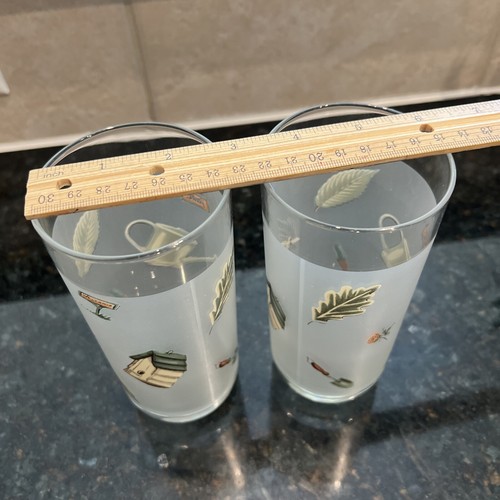 2 Pfaltzgraff Naturewood Tall 16 oz. Drinking Glasses - Picture 3 of 4