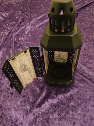 Disney Haunted Mansion Stretching Portraits 9" Metal Candle Lantern - Picture 2 of 6
