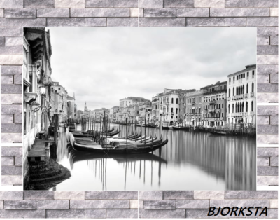 New IKEA BJORKSTA Canal Grande Picture 78 ¾x55 