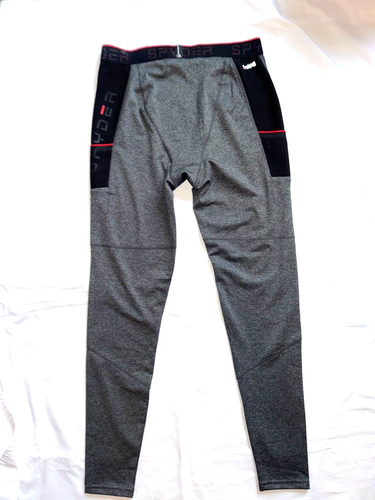 Spyder Active Men's ProWeb Gray Stretch Baselayer Pants Size M New - Picture 3 of 7