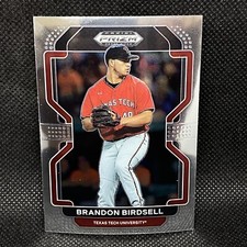 2022 Prizm Draft Picks Brandon Birdsell Chicago Cubs Rookie #143