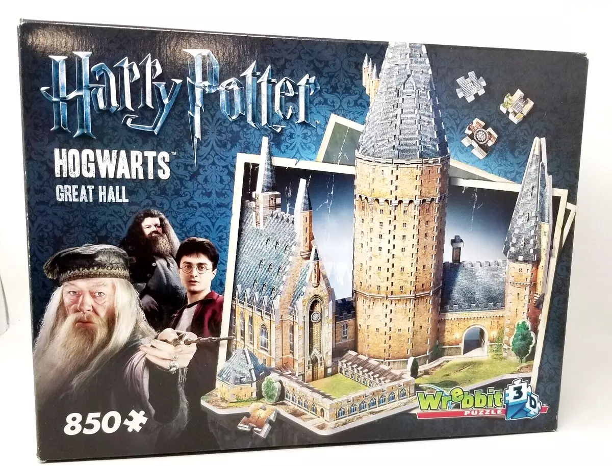 Wrebbit 3D - Harry Potter Hogwarts Great Hall 3D Jigsaw Puzzle - Factory Sealed