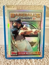 1993 Finest Refractor #162 DAVE WINFIELD  - Twins Padres Yankees