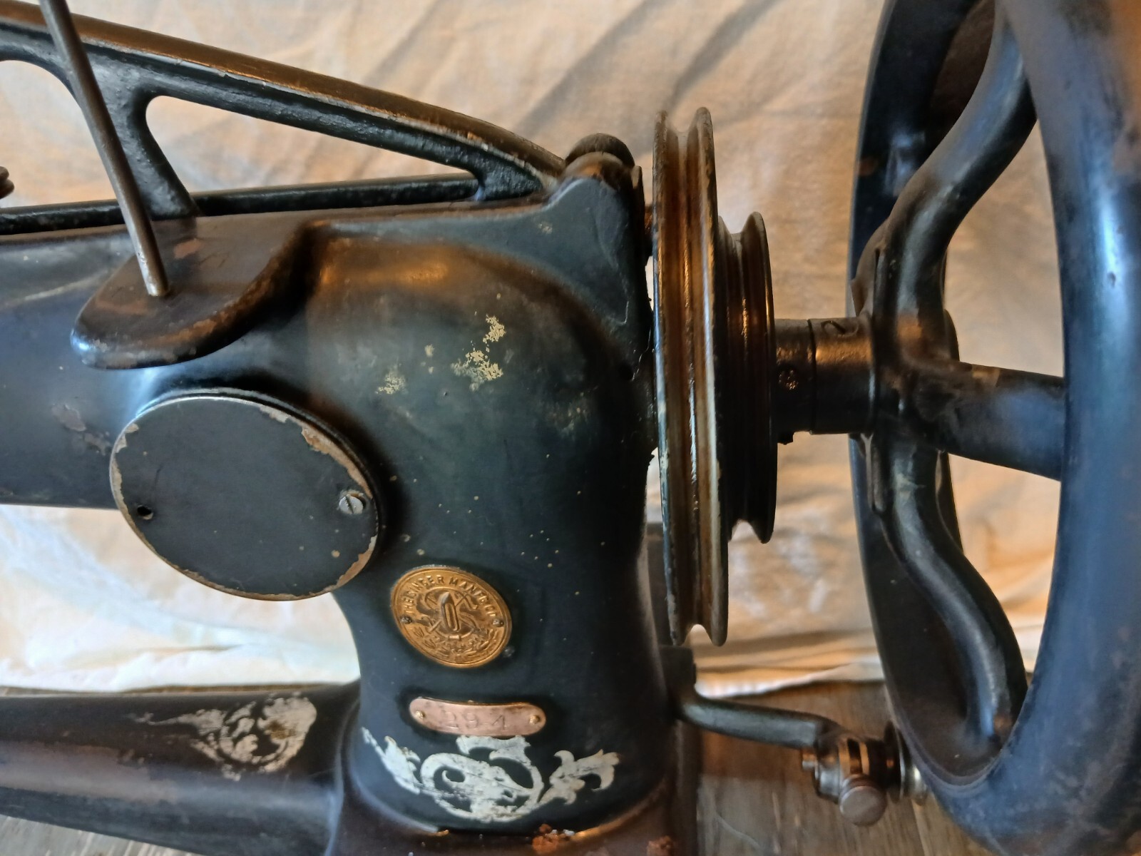 Vintage Singer Leather Cobbler 294 Short Arm Patcher Treadle Sewing