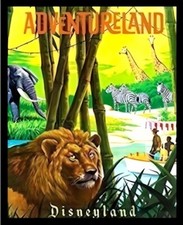 Adventure Land Jungle Cruise Pirates Caribbean Disney Treehouse Tiki Room MAGNET