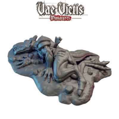 Dead Kobold Scenery Miniature DnD D&D Pathfinder RPG