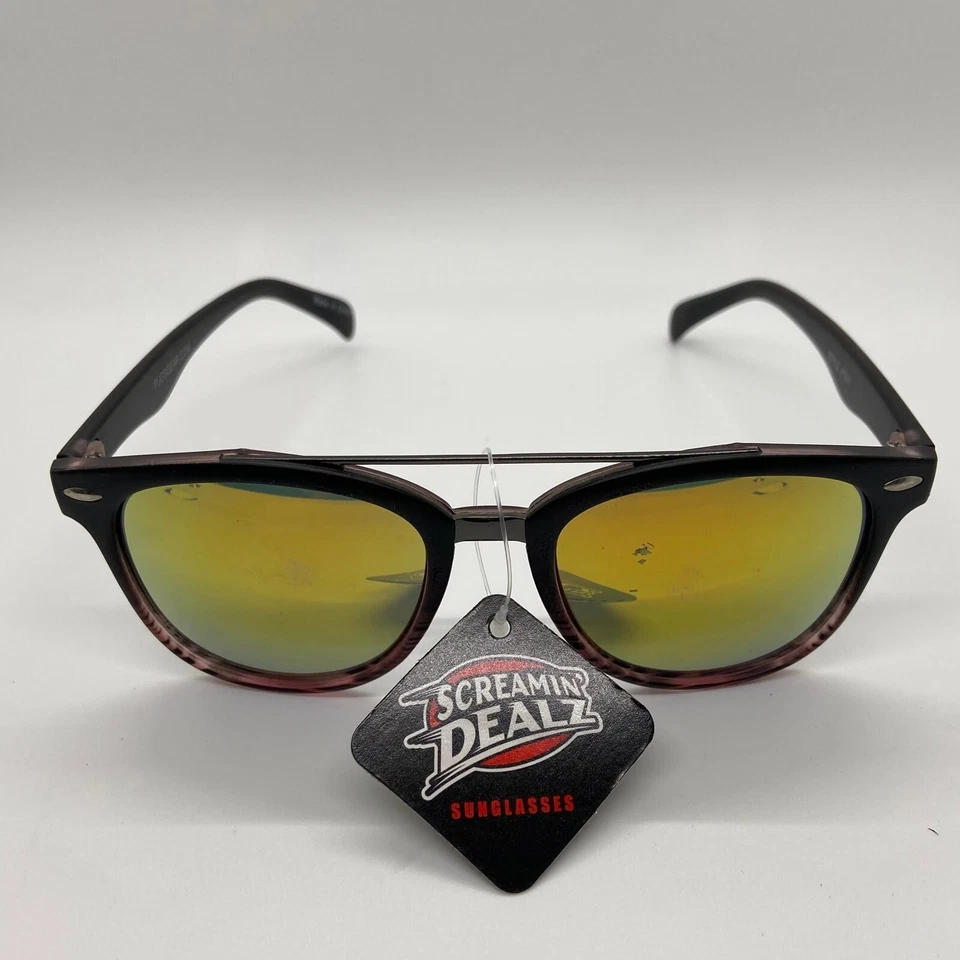 Gafas de sol retro para mujer Pugs ojo de gato tintadas espejadas lentes arco iris Foto 2 de 4